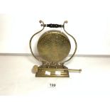 VINTAGE BRASS GONG 27CM