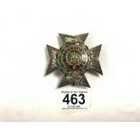 LUXEMBOURG - ORDER OF THE OAK CROWN. GRAND OFFICER BREAST STAR.WITH GOLD FRONT; SUPERB QUALITY AND