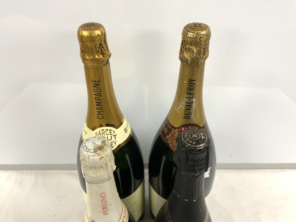 TWO MAGNUMS OF CHAMPAGNE - JUSTERINI AND BROOKS PRIVATE CUVEE SARCEY BRUT CHAMPAGNE, FLEUR DE - Image 3 of 5