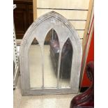 GOTHIC STYLE TRIPTYCH MIRROR 99 X 70 CM