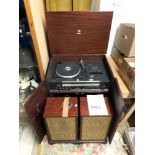 VINTAGE DYNATRON SRX 32 MUSIC CENTER IN FITTED CABINET
