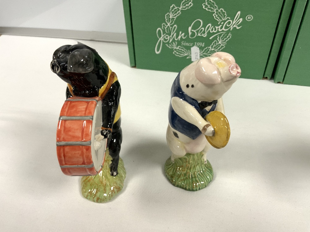 FIVE BESWICK PIGS - ANDREW, JAMES, MATTHEW, CHRISTOPHER, AND MICHAEL. - Image 3 of 4