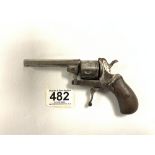 ANTIQUE BLANK-FIRING PISTOL.