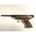 AIR PISTOL .177, MADE IN ITALY, NUMBERED 65074. A/F