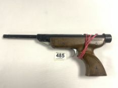 AIR PISTOL .177, MADE IN ITALY, NUMBERED 65074. A/F