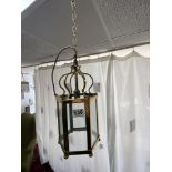 VINTAGE BRASS LANTERN LIGHT