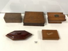 MIXED VINTAGE BOXES