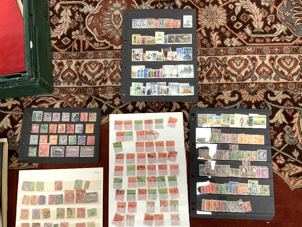 QUANTITY OF WORLD STAMPS IN ALBUMS INCLUDES PENNY REDS - Image 14 of 18