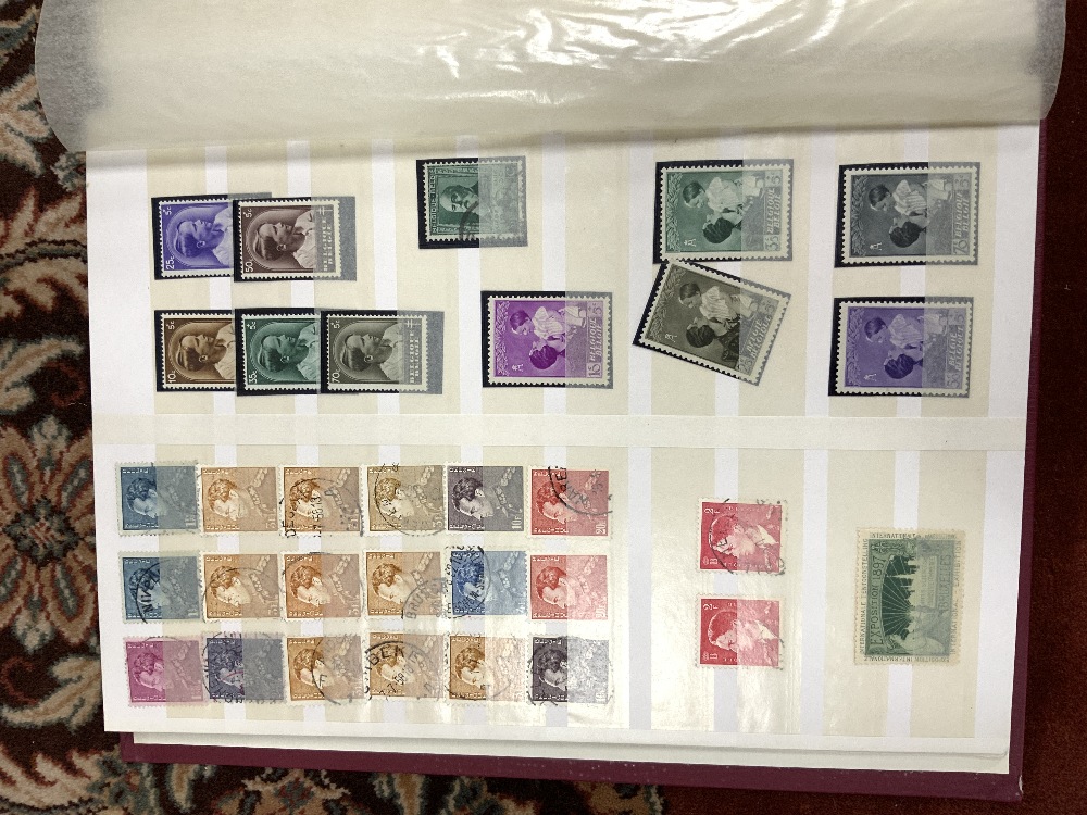 QUANTITY OF WORLD STAMPS IN ALBUMS INCLUDES PENNY REDS - Image 10 of 18