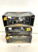 THREE MAISTO BOXED DIECAST TOYS 1:18 SCALE