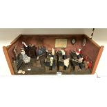 A LATE VICTORIAN DIORAMA OF A SCHOOL CLASSROOM.