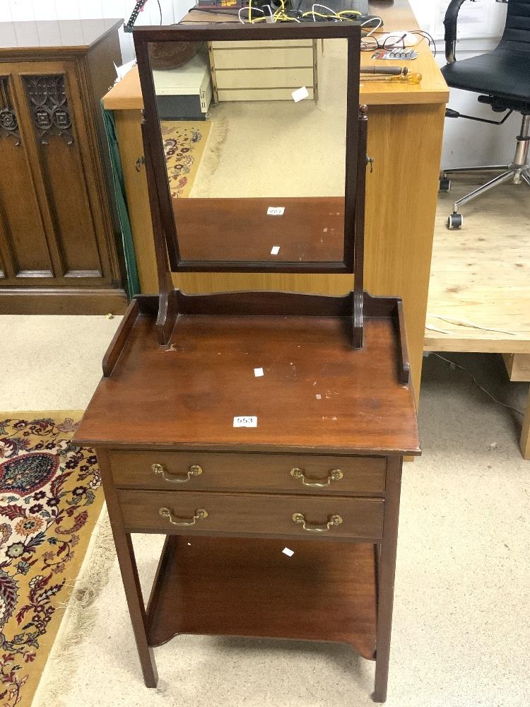 SMALL MAHOGANY EDWARDIAN DRESSING TABLE