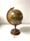 A REPRODUCTION TERRESTRIAL GLOBE.