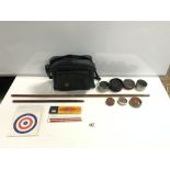 GUN CLEANING RODS, AIR GUN PELLETS, STARTER GUN CAPS, PAPER TARGETS AND MORE