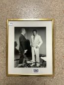 A FRAMED PHOTOGRAPH OF ELVIS - THATS THE WAY IT IS 1970. 18 X 24.