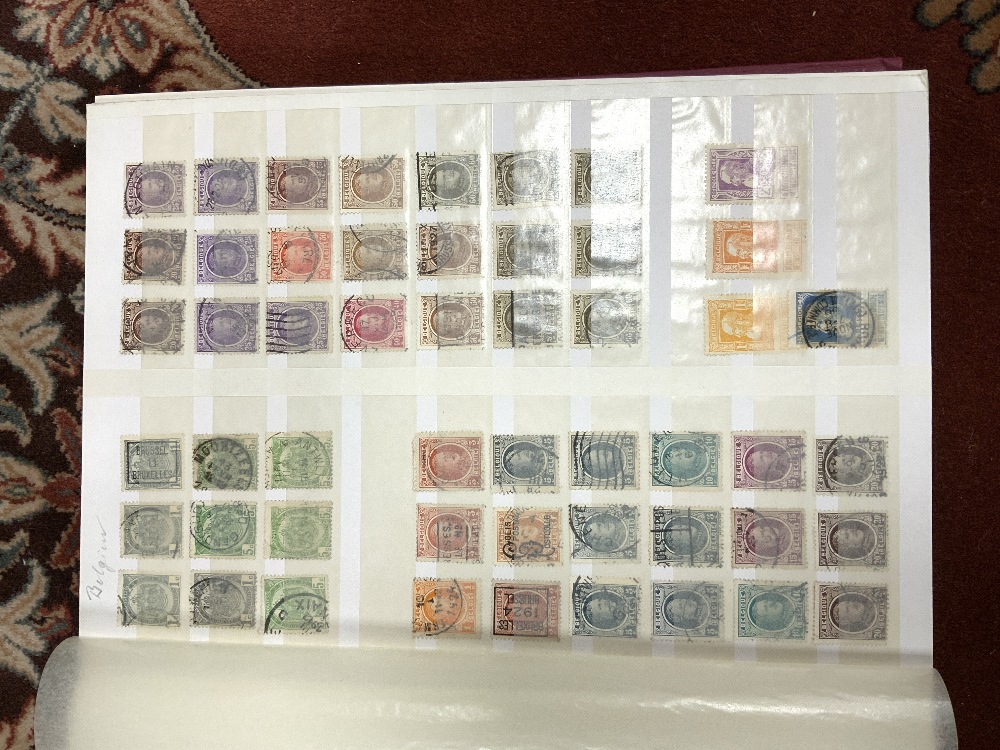 QUANTITY OF WORLD STAMPS IN ALBUMS INCLUDES PENNY REDS - Image 9 of 18