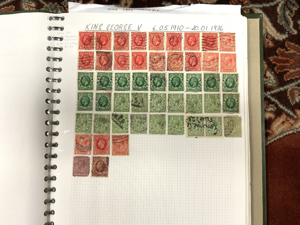 QUANTITY OF WORLD STAMPS IN ALBUMS INCLUDES PENNY REDS - Image 6 of 18