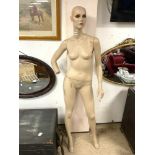 A VINTAGE SHOP DISPLAY MANNEQUIN