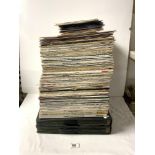 A QUANTITY OF LPS - INCLUDES ELVIS PRESLEY, SHIRLEY BASSEY AND MORE, ALSO TWO CASES OF 78 RPM