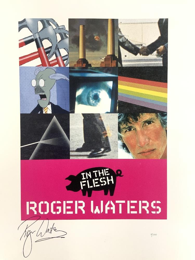 A LIMITED EDITION 5/1000, IN THE FLESH SIGNED - ROGER WATERS, 50X62. - Image 2 of 4