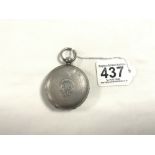 VICTORIAN HALLMARKED SILVER ENGINE TURNED FULL HUNTER POCKET WATCH RETAILED BY J.B.G PETERS