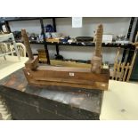 WOODEN BOOK PRESS / CLAMP 78CM