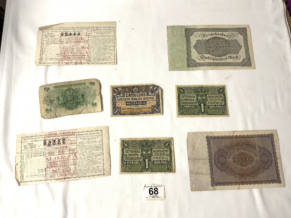 A QUANTITY OF PHOTOGRAPHIC POSTCARDS, PHOTOGRAPH ALBUM, AND OTHER EPHEMERA AND HONG KONG 1 DOLLAR - Image 11 of 13