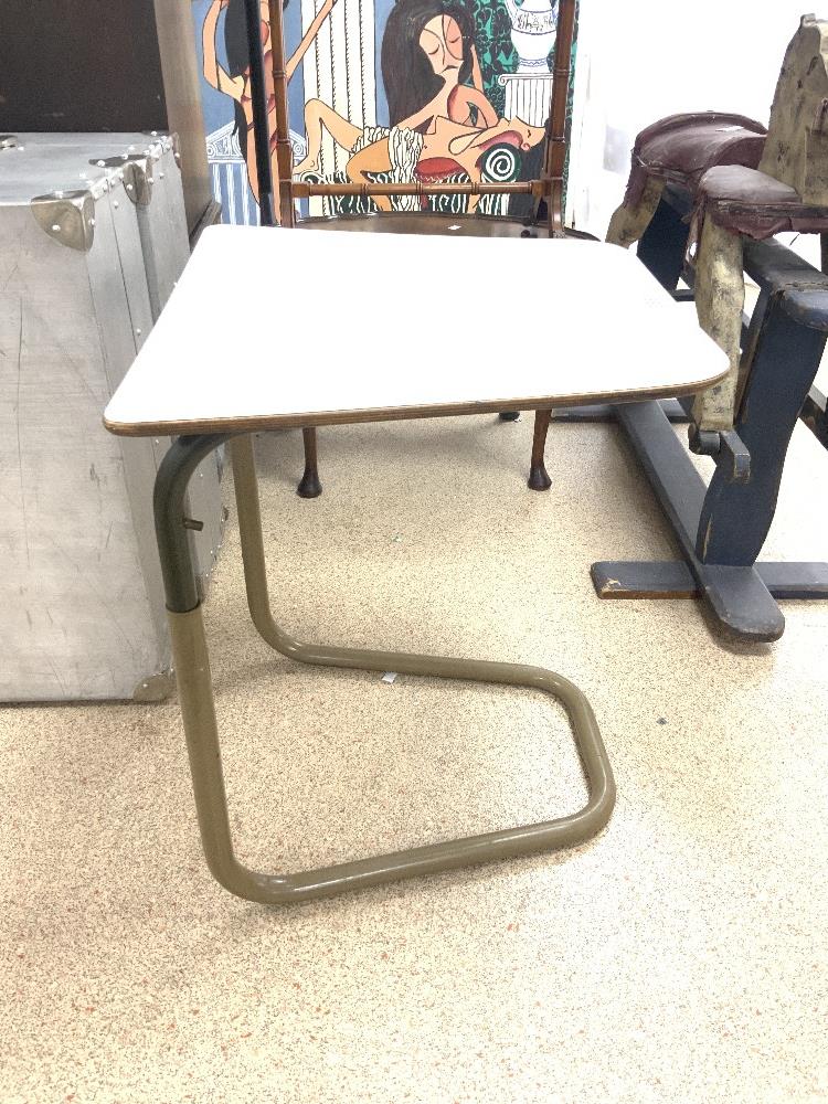 A MID-CENTURY FORMICA TOP CANTILEVER BED TABLE MADE BY STAPLES & CO LTD - Image 3 of 5