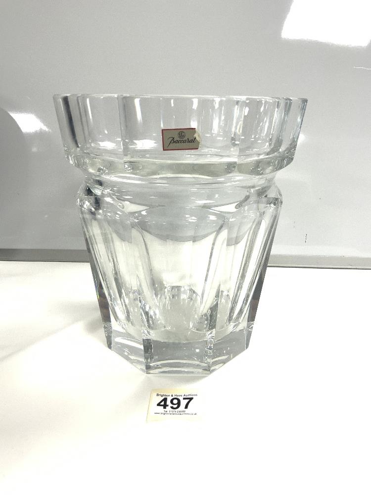 LARGE HEAVY BACCARAT CRYSTAL GLASS CHAMPAGNE BUCKET 23 CM - Image 2 of 7