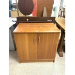 A MODERN TWO DOOR CABINET, 74X48X74.