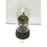 BULLE - 800 DAY ELECTRIC CLOCK UNDER GLASS DOME, 27CMS.