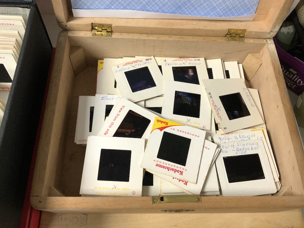 A QUANTITY OF KODAK PHOTOGRAPHIC SLIDES IN FOUR FITTED BOXES. - Image 4 of 8
