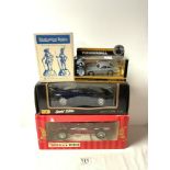 MAISTO SPECIAL EDITION MODEL JAGUAR XJ220, CORGI ASTON MARTIN DB5, TONKA FERRARI AND PEWTER