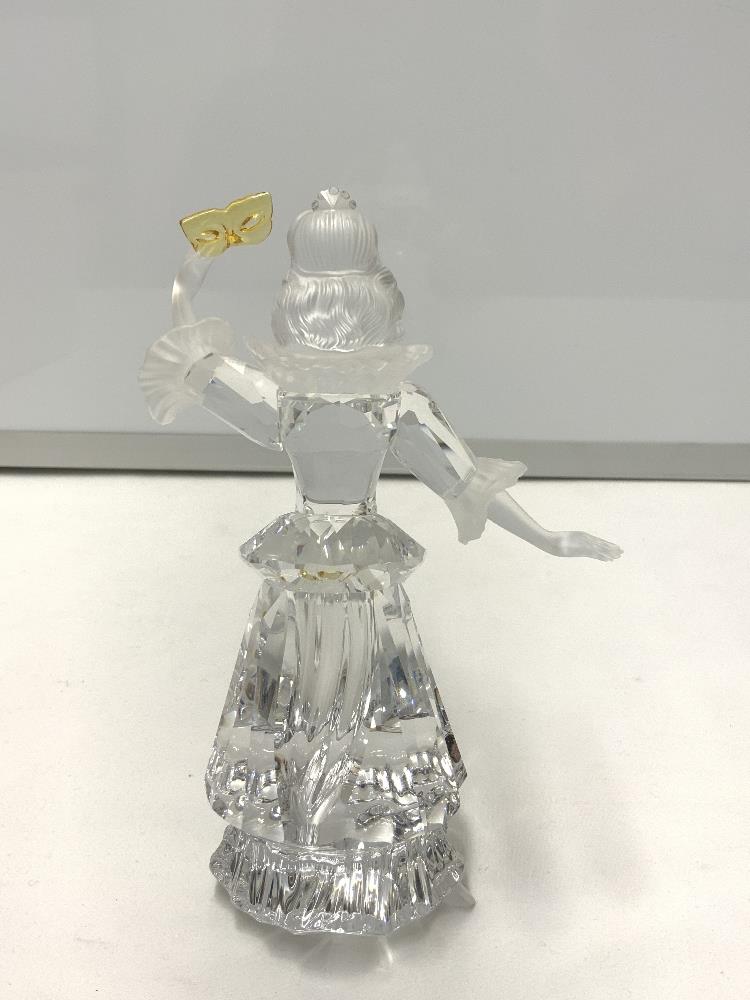 A SWAROVSKI CRYSTAL FIGURE -" MASQURADE COLUMBINE", WITH BOX. - Image 4 of 5