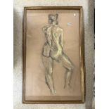 ARTIST CHALK LIFE DRAWING 116 X 71CM