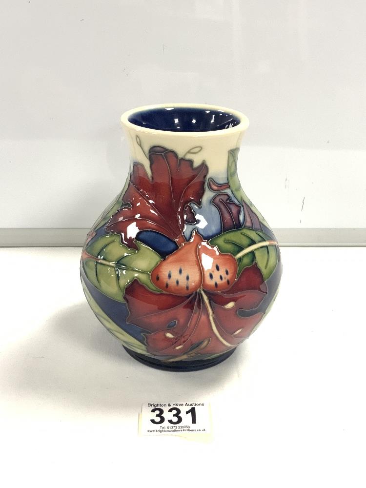 A MOORCROFT SIMEON PATTERN VASE, DESIGNED BY PHILIP GIBSON, 15 CMS. - Image 2 of 5