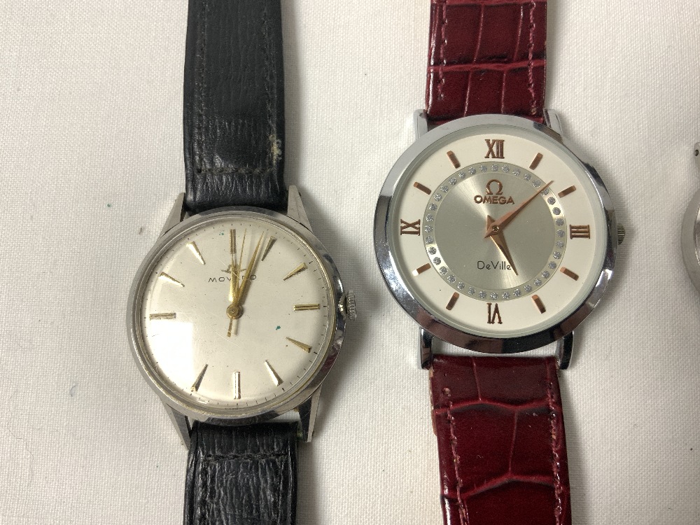 A UNIVERSAL GENTS AUTOMATIC WRIST WATCH [ NO WINDER ], A 1960s STEEL MOVADO GENTS WRISTWATCH, A - Image 2 of 12