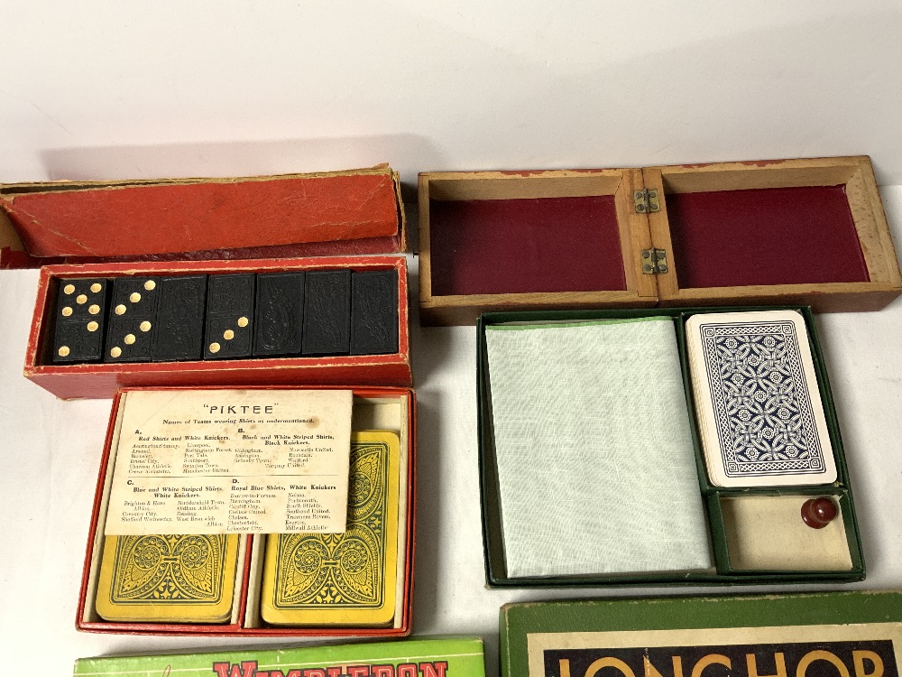 A QUANTITY OF OLD CARD GAMES - ZOO BOOTS, HATS OFF, ANIMAL RUMMY, CIRCUS SNAP, AND SPORTING CARD - Image 2 of 3