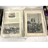 A QUANTITY OF - THE ILLUSTRATED LONDON NEWS, 1870s - 1880s, THE WAR IN KHARTOUM, SUDAN AND OTHERS.