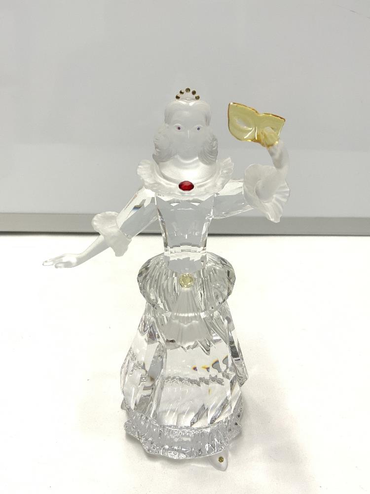 A SWAROVSKI CRYSTAL FIGURE -" MASQURADE COLUMBINE", WITH BOX. - Image 3 of 5