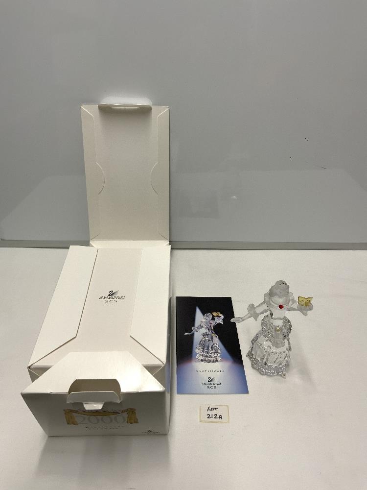 A SWAROVSKI CRYSTAL FIGURE -" MASQURADE COLUMBINE", WITH BOX. - Image 5 of 5