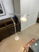 DANISH FLOOR MOUNTED ANGLEPOISE LAMP H.F.C DENMARK