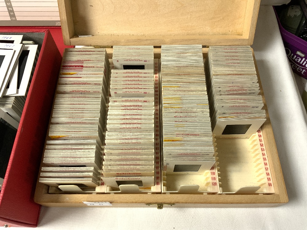 A QUANTITY OF KODAK PHOTOGRAPHIC SLIDES IN FOUR FITTED BOXES. - Image 8 of 8