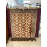 VINTAGE SILK WALL RUG 188 X 135