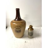 A VINTAGE STONEWARE WHISKY BOTTLE - GREAT GLEN PURE MALT WHISKY- GREAT AGE SPECIAL BLEND, FOR