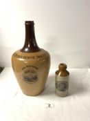 A VINTAGE STONEWARE WHISKY BOTTLE - GREAT GLEN PURE MALT WHISKY- GREAT AGE SPECIAL BLEND, FOR