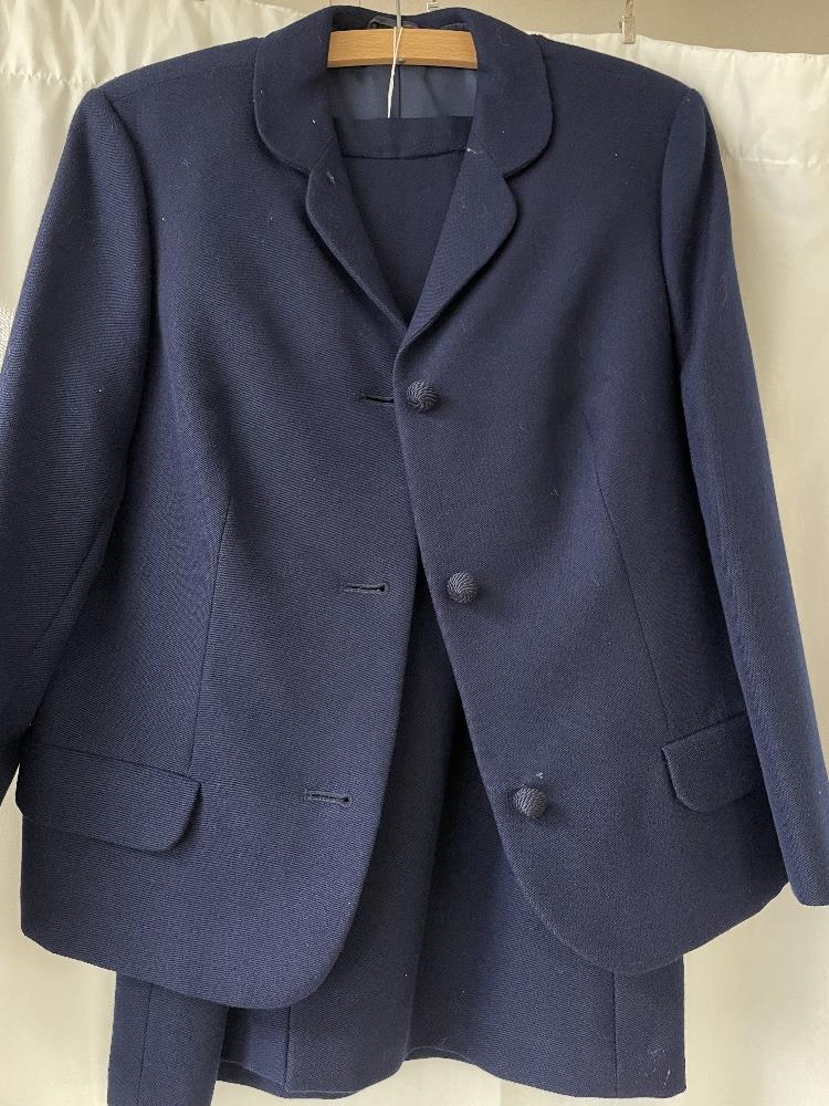 TWO VINTAGE LADIES SKIRT SUITS, ONE CAWL (GERMANY) NAVY UK SIZE 10, THE OTHER FELDMANN SEIGEN FOREST - Image 6 of 9