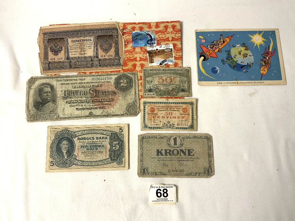 A QUANTITY OF PHOTOGRAPHIC POSTCARDS, PHOTOGRAPH ALBUM, AND OTHER EPHEMERA AND HONG KONG 1 DOLLAR - Image 12 of 13