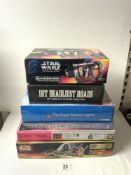 A STAR WARS EPISODE 1 ACTION 3D GAME IN BOX, AND STAR WARS DETENTION BLOCK IN BOX, BOXED CORGI