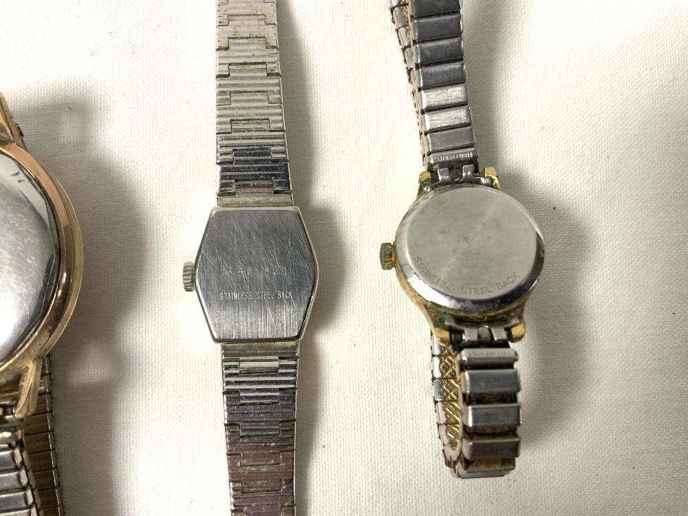A UNIVERSAL GENTS AUTOMATIC WRIST WATCH [ NO WINDER ], A 1960s STEEL MOVADO GENTS WRISTWATCH, A - Image 8 of 12